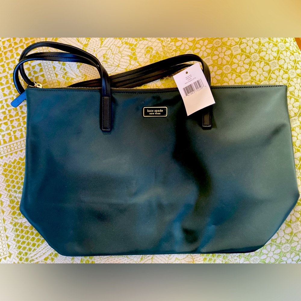 Kate Spade Top Zip Tote Hayden in Deep Evergreen